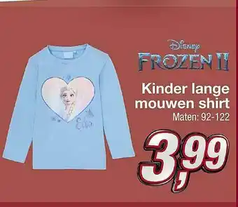 Kik Kinder Lange Mouwen Shirt aanbieding