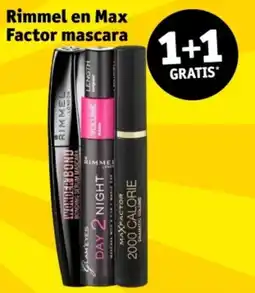 Kruidvat Rimmel en Max Factor mascara aanbieding