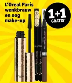 Kruidvat L'Oreal Paris wenkbrauw en oog make up aanbieding