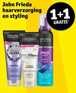 Kruidvat John Frieda haarverzorging en styling aanbieding