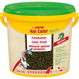 Zooplus Voordeelpakket: 2x3800ml Sera Koi Color Nature Medium visvoer aanbieding