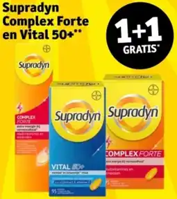 Kruidvat Supradyn Complex Forte en Vital 50 aanbieding