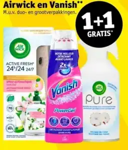 Kruidvat Airwick en Vanish aanbieding