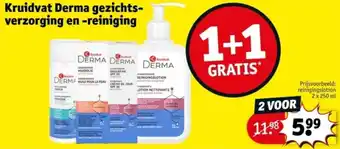 Kruidvat Kruidvat derma gezichts verzorging en reiniging aanbieding
