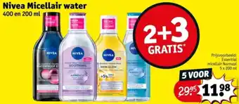 Kruidvat Nivea micellair water aanbieding