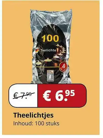 Voordeeldrogisterij Theelichtjes aanbieding