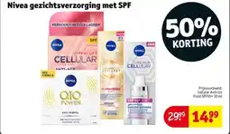 Kruidvat Nivea gezichtsverzorging met spf aanbieding