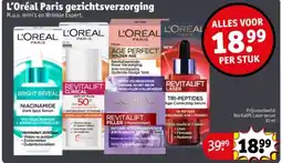 Kruidvat L'Oréal Paris gezichtsverzorging aanbieding