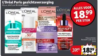 Kruidvat L'Oréal Paris gezichtsverzorging aanbieding