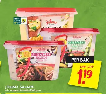 Dekamarkt Johma Salade aanbieding