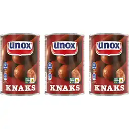Albert Heijn Unox Knaks 3-pack aanbieding
