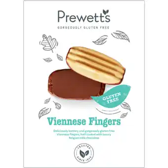 Albert Heijn Prewetts Milk chocolate Viennese fingers aanbieding