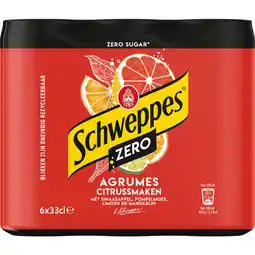 Albert Heijn Schweppes Agrumes zero 6-pack aanbieding