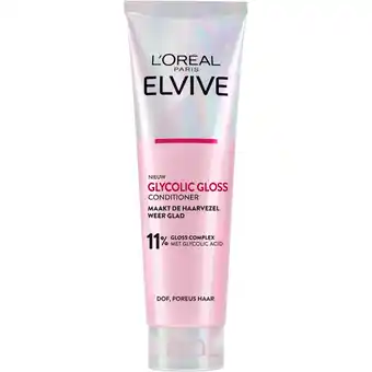 Albert Heijn L'Oréal Paris Elvive Glycolic gloss conditioner aanbieding
