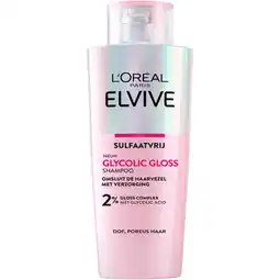 Albert Heijn L'Oréal Paris Elvive Glycolic gloss shampoo aanbieding