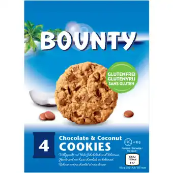 Albert Heijn Bounty Chocolate & coconut cookies gluten free aanbieding