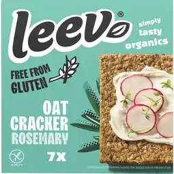 Albert Heijn Leev Havercrackers rozemarijn glutenvrij aanbieding