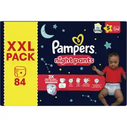 Albert Heijn Pampers Baby-dry night pants XXL-pack maat 5 aanbieding