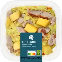 Albert Heijn AH Rauwkostsalade kip kerrie kerrie saus aanbieding
