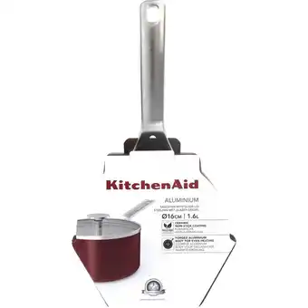Albert Heijn KitchenAid Cookware steelpan met deksel 16cm aanbieding