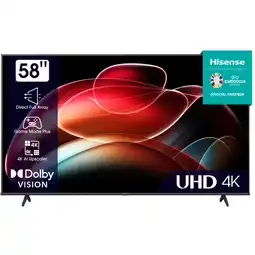 Albert Heijn Hisense Tv 58A6K aanbieding