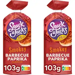 Albert Heijn Snack a Jacks Smokey BBQ Paprika 2-pack aanbieding