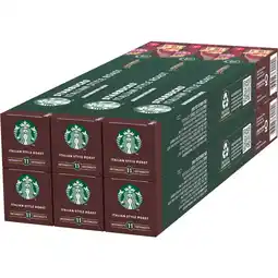 Albert Heijn Starbucks Nespresso Medium Italian Roast 6-pack aanbieding