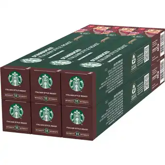 Albert Heijn Starbucks Nespresso Medium Italian Roast 6-pack aanbieding