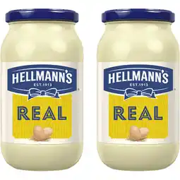 Albert Heijn Hellmann's Real mayonaise 2-pack aanbieding