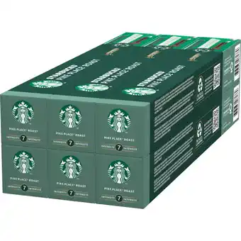 Albert Heijn Starbucks Nespresso Pike Place Roast 6-pack aanbieding