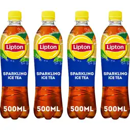 Albert Heijn Lipton Ice tea sparkling 4-pack aanbieding