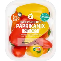 Albert Heijn AH Snoepgroente pitloze paprikamix aanbieding