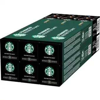 Albert Heijn Starbucks Nespresso Ristretto Shot 6-pack aanbieding