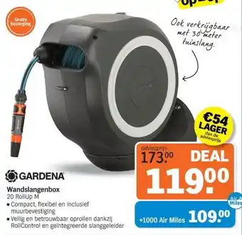 Albert Heijn GARDENA Wandslangenbox 20 RollUp M aanbieding