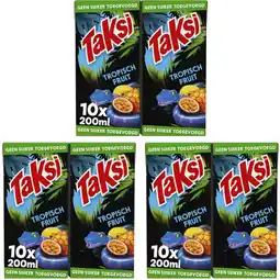 Albert Heijn Taksi Tropisch Fruit GST 3 x 10-pack aanbieding