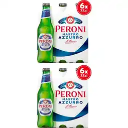 Albert Heijn Peroni Nastro Azzurro 2-pack aanbieding