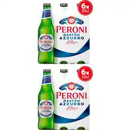 Albert Heijn Peroni Nastro Azzurro 2-pack aanbieding