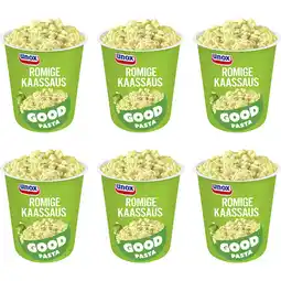 Albert Heijn Unox Good pasta romige kaassaus 6-pack aanbieding