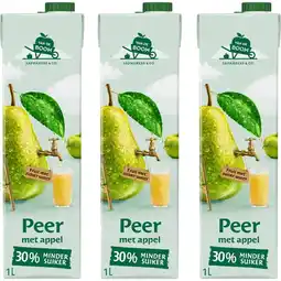 Albert Heijn Van de Boom Perensap 3-pack aanbieding