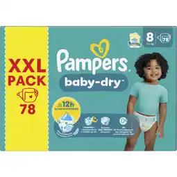 Albert Heijn Pampers Baby-dry luiers XXL-pack maat 8 aanbieding