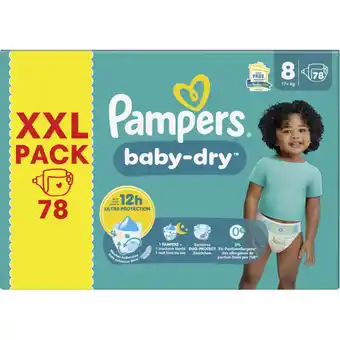 Albert Heijn Pampers Baby-dry luiers XXL-pack maat 8 aanbieding