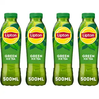Albert Heijn Lipton Ice tea green 4-pack aanbieding
