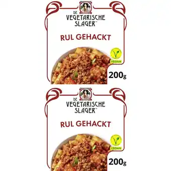 Albert Heijn Vegetarische Slager Vegan rul gehackt 2-pack aanbieding