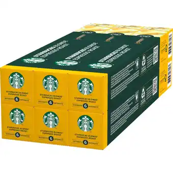 Albert Heijn Starbucks Nespresso Blonde Espresso Roast 6-pack aanbieding
