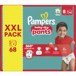 Albert Heijn Pampers Baby-dry pants XXL-pack maat 8 aanbieding