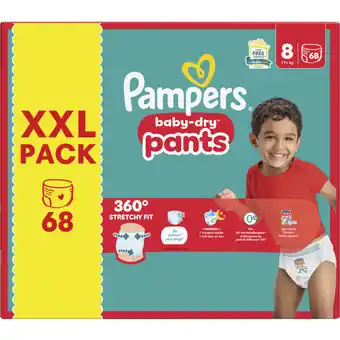 Albert Heijn Pampers Baby-dry pants XXL-pack maat 8 aanbieding
