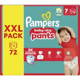 Albert Heijn Pampers Baby-dry pants XXL-pack maat 7 aanbieding