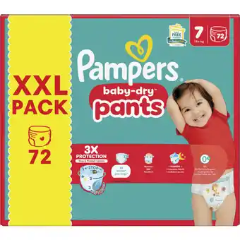 Albert Heijn Pampers Baby-dry pants XXL-pack maat 7 aanbieding