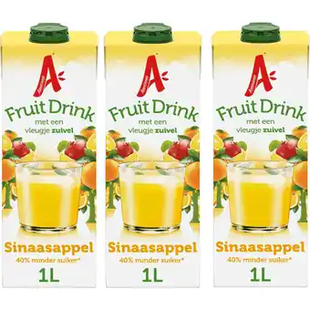Albert Heijn Appelsientje Fruitdrink Sinaasappel 3-pack aanbieding