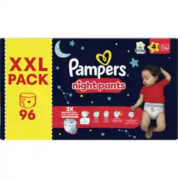 Albert Heijn Pampers Baby-dry night pants XXL-pack maat 4 aanbieding